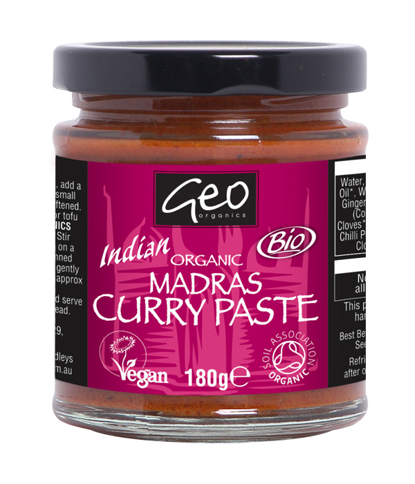 Organic Madras Curry Paste